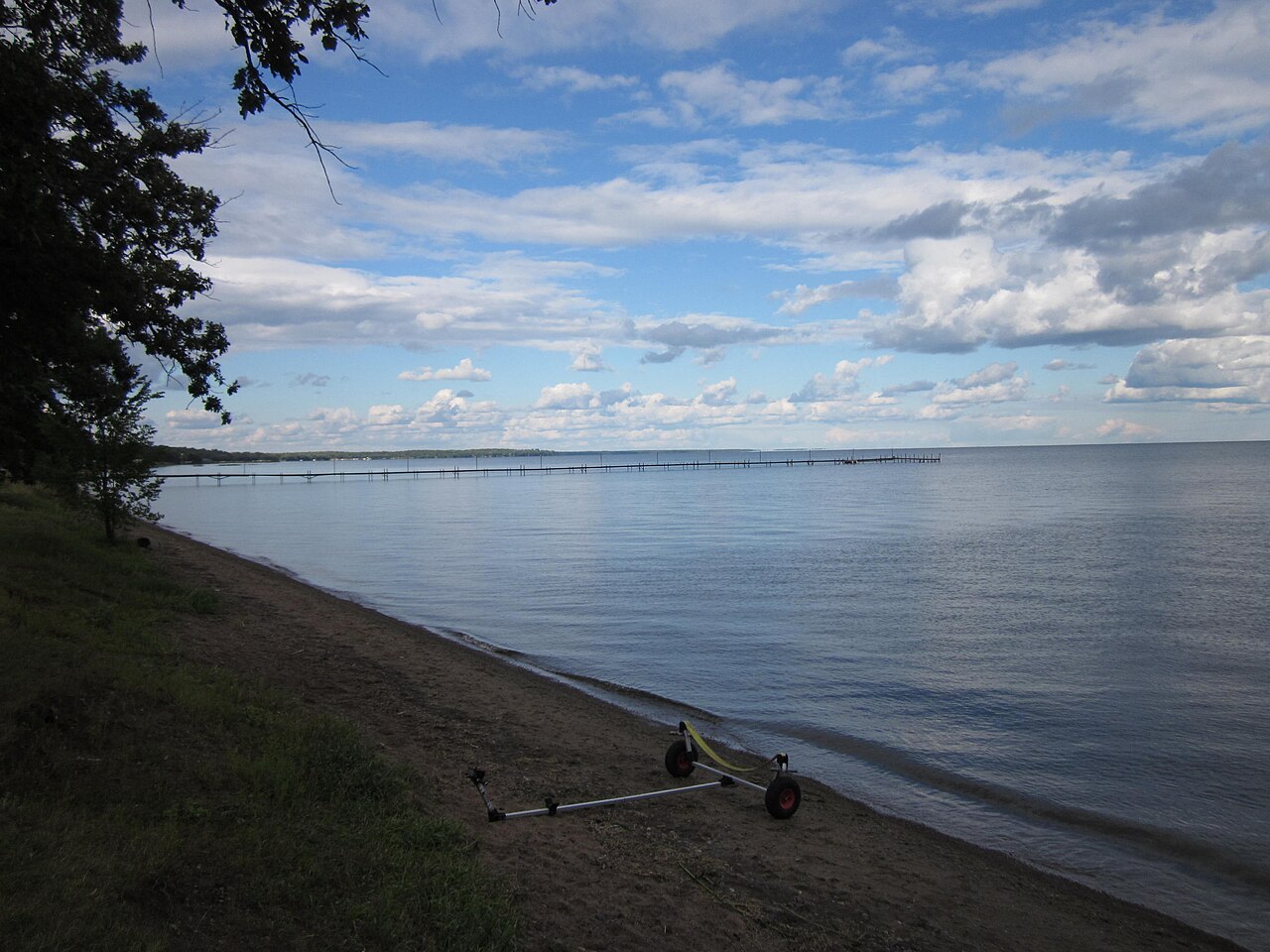 Mille Lacs Lake, a lake in Minnesota