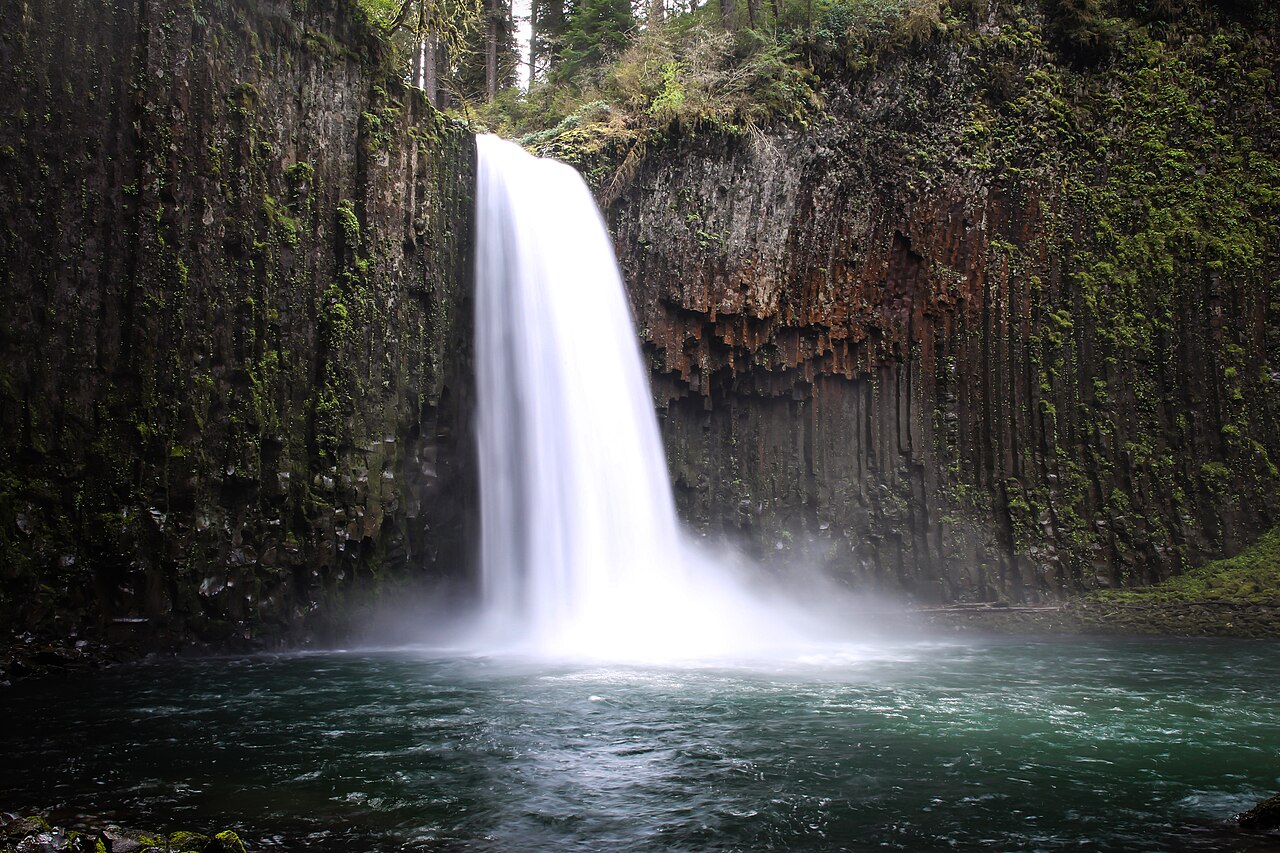 Abiqua Falls, a waterfall in Oregon