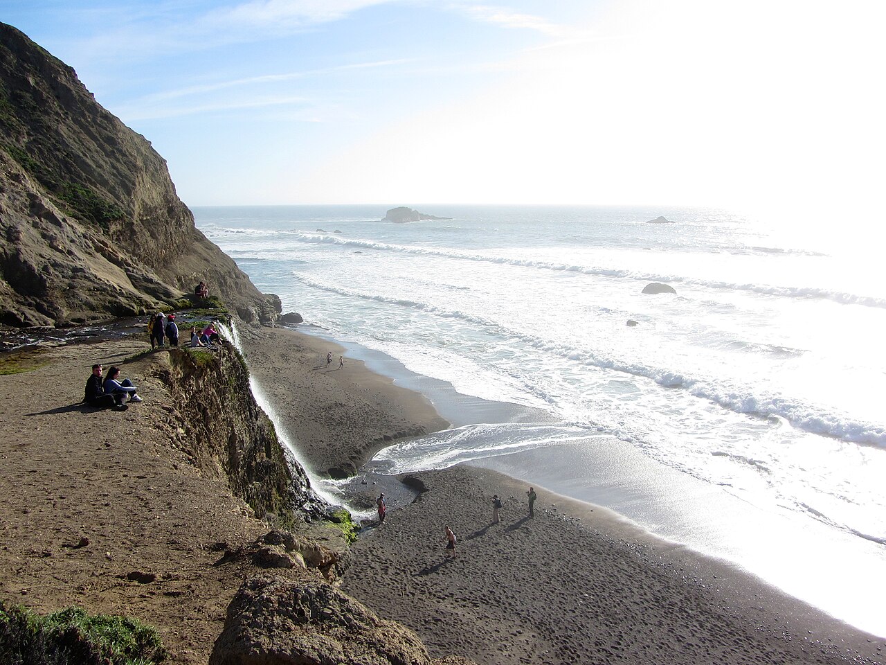 Alamere Falls, a waterfall in California