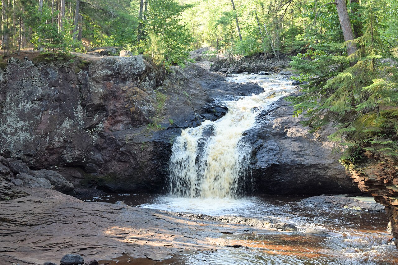 Amnicon Falls (Upper Falls), a waterfall in Wisconsin