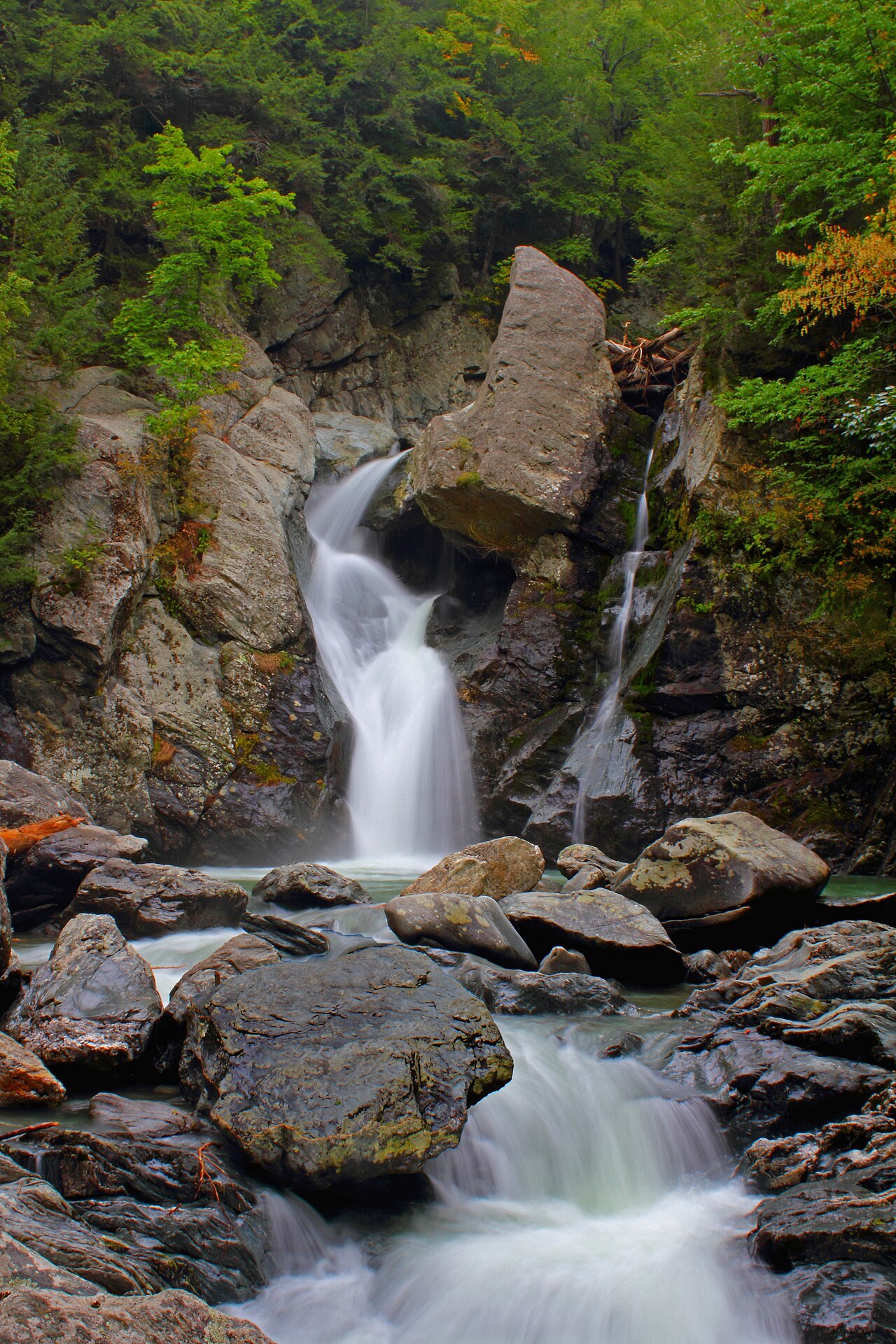 Bash Bish Falls, a waterfall in Massachusetts