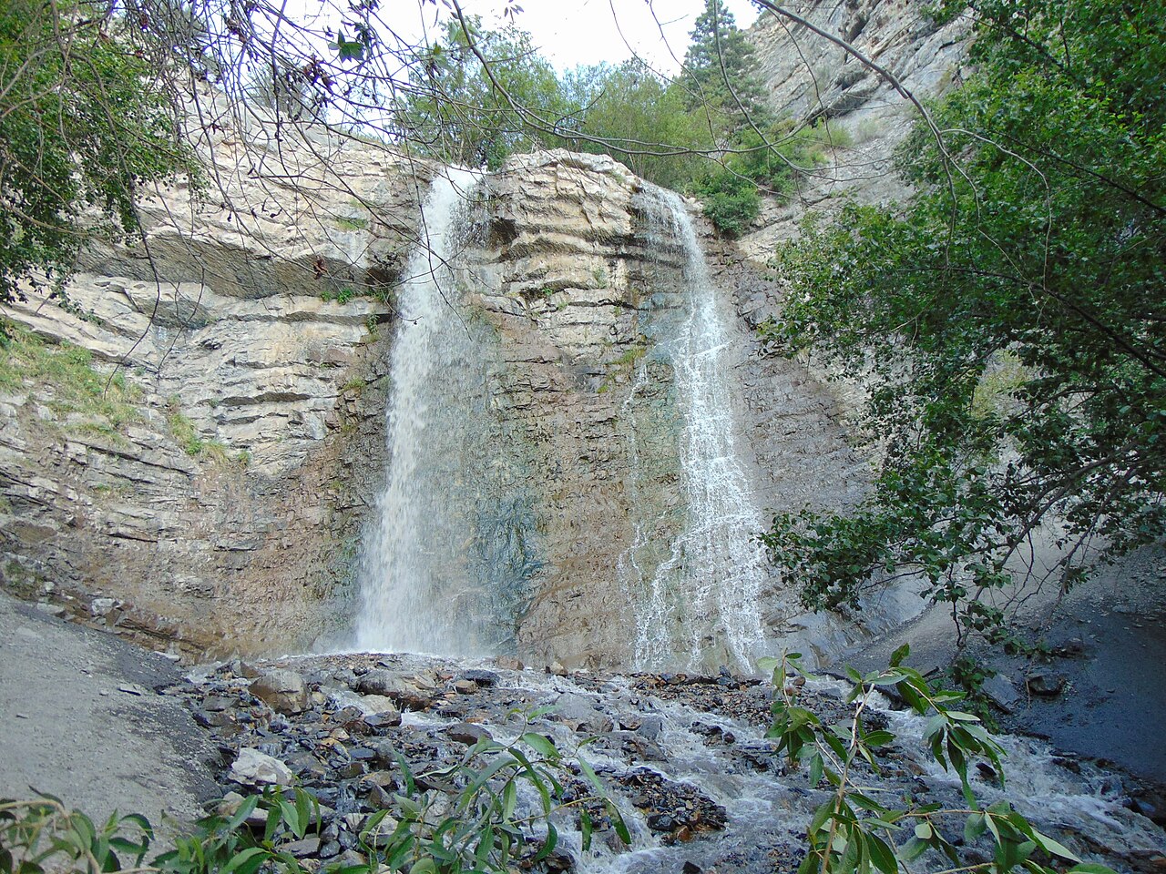 Battle Creek Falls, a waterfall in Utah