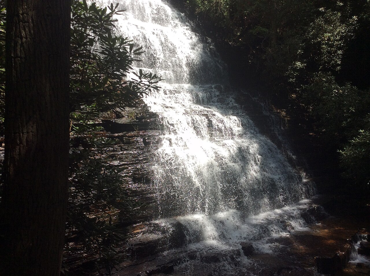 Benton Falls, a waterfall in Tennessee