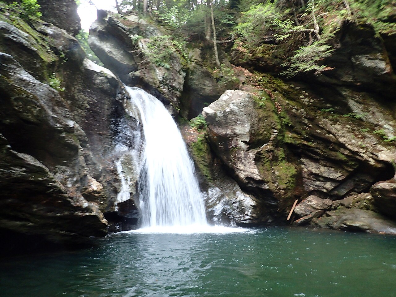 Bingham Falls, a waterfall in Vermont