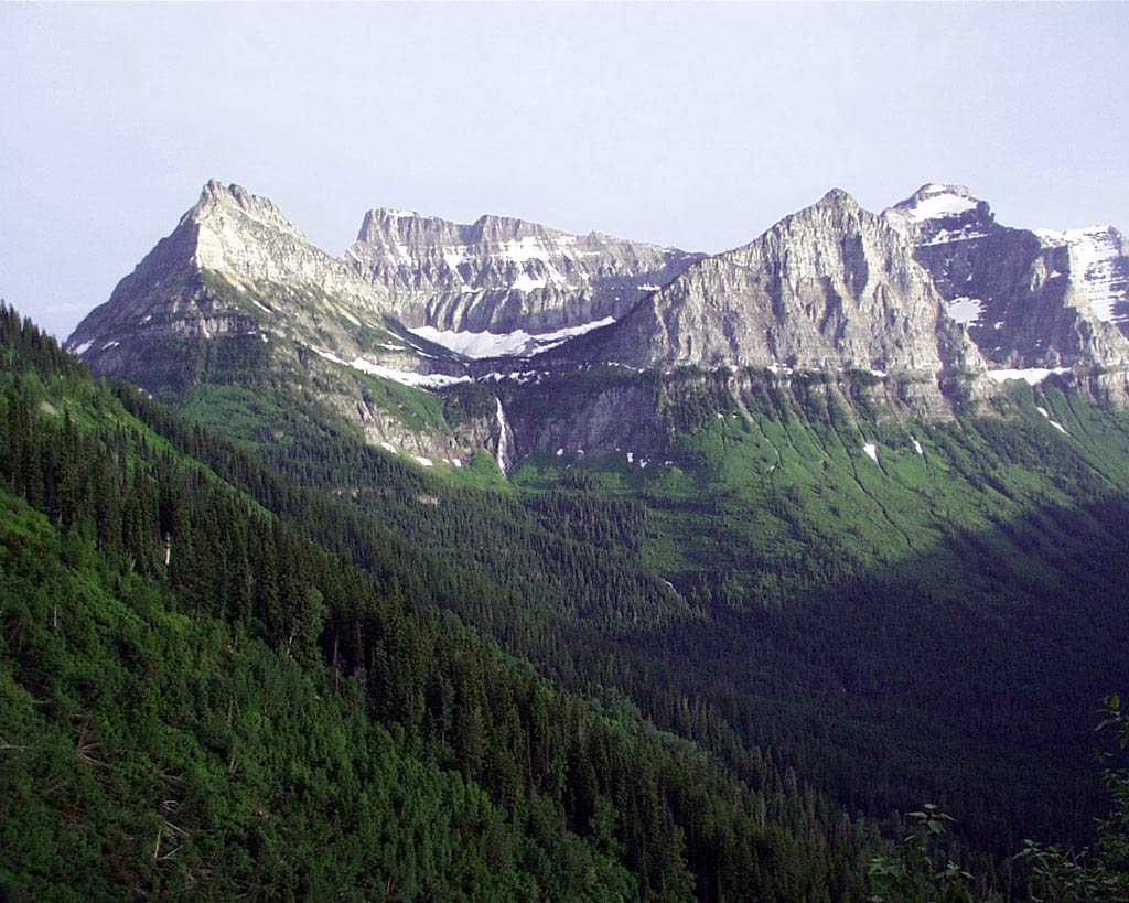 Bird Woman Falls, a waterfall in Montana
