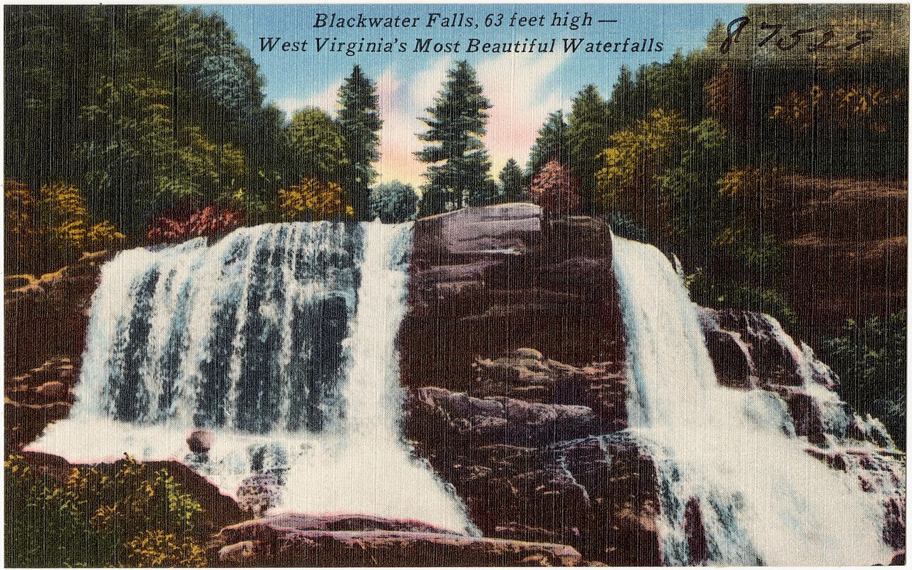 Blackwater Falls, a waterfall in West Virginia