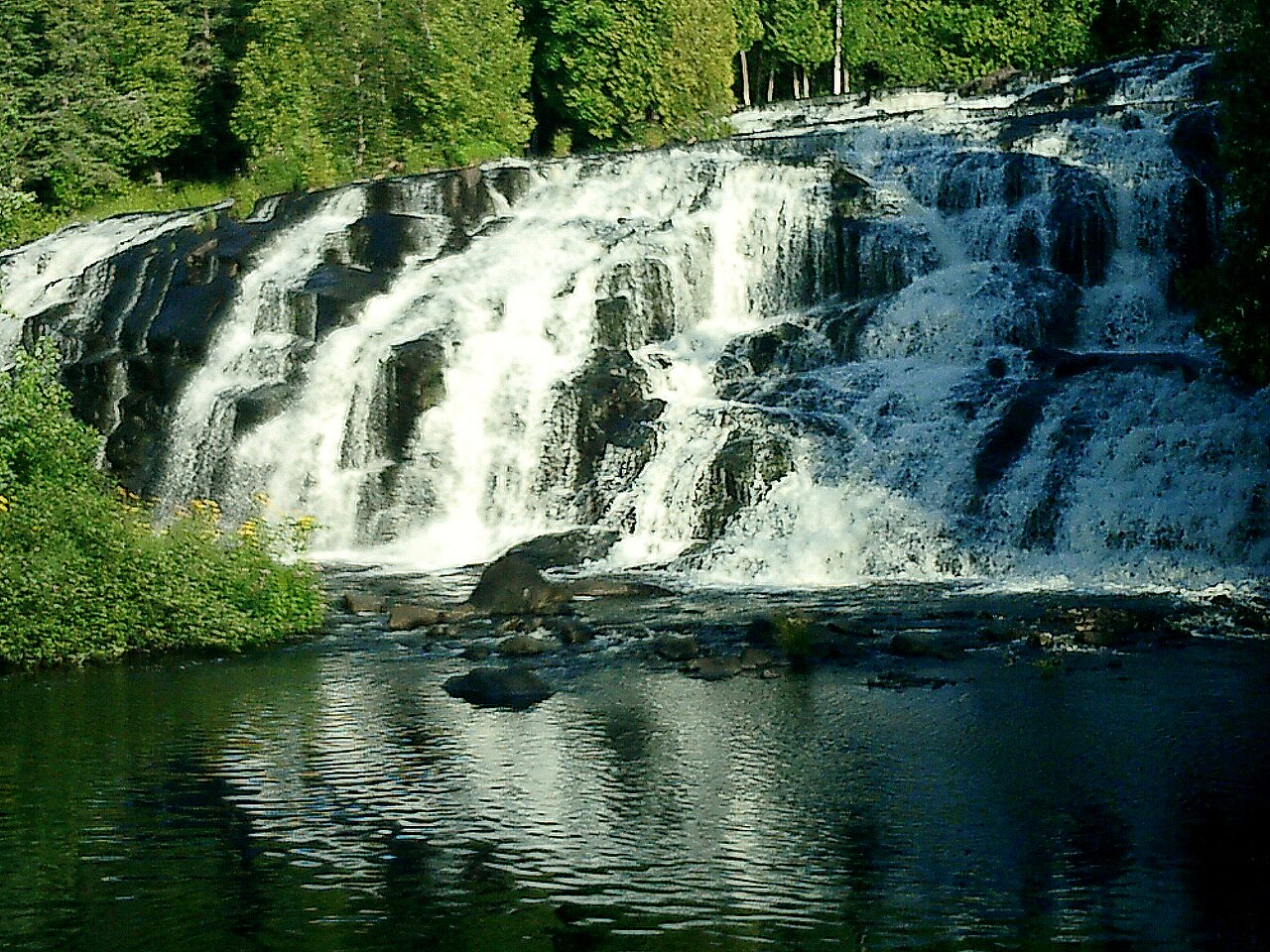 Bond Falls, a waterfall in Michigan