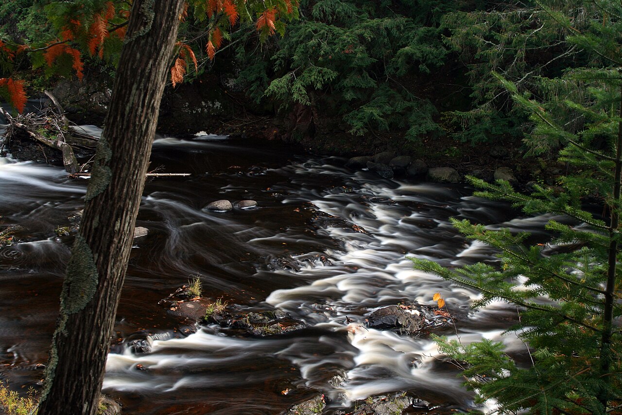 Brownstone Falls, a waterfall in Wisconsin
