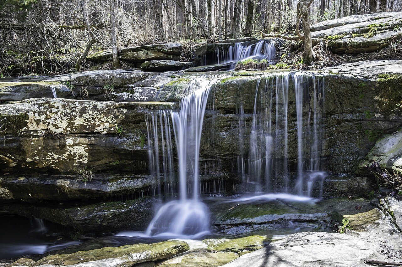 Burden Falls, a waterfall in Illinois