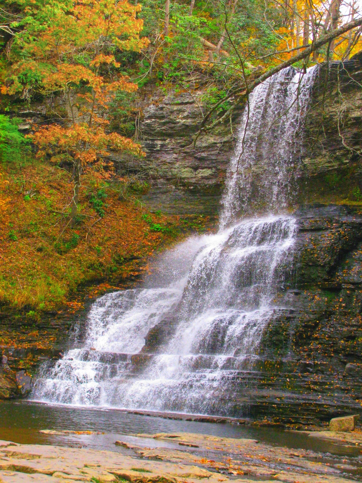 Cascade Falls, a waterfall in Virginia