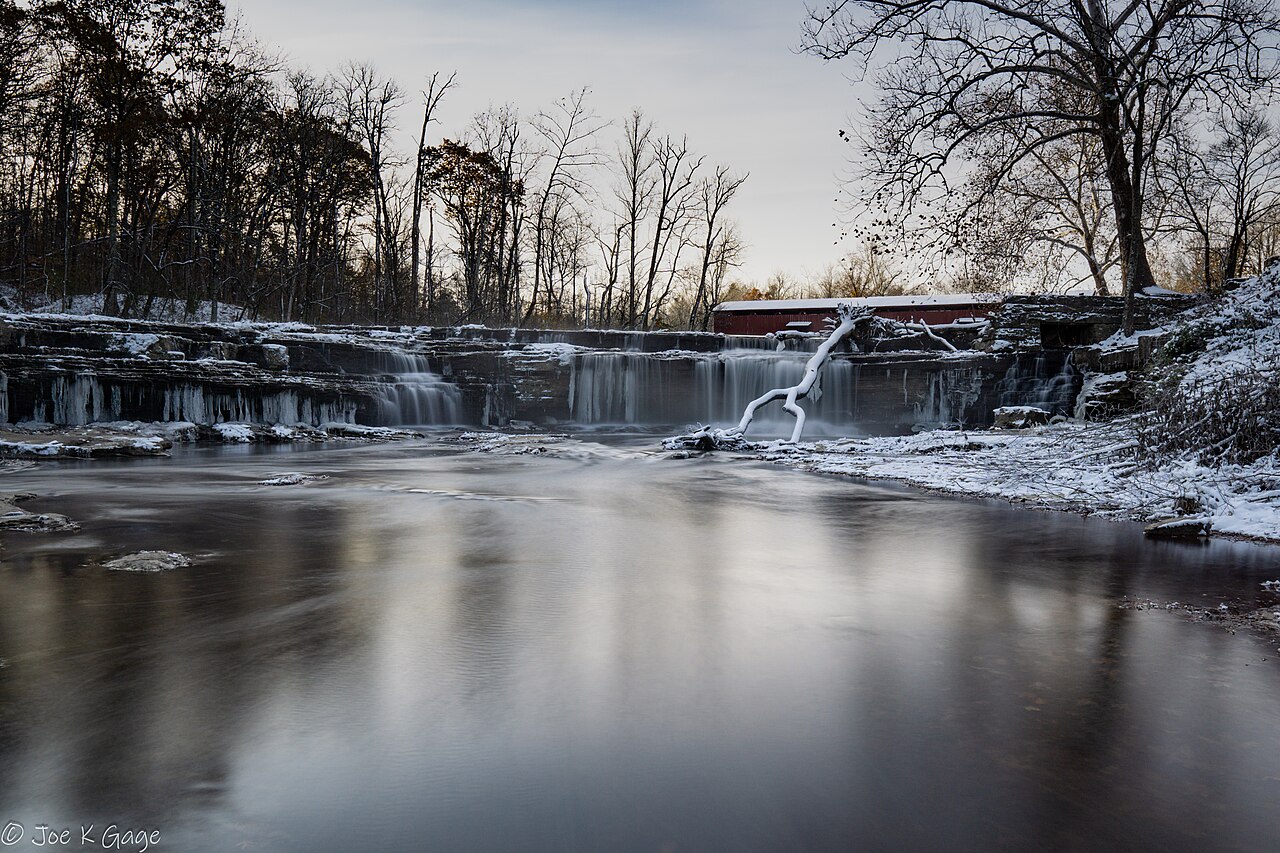 Cataract Falls (Upper Falls), a waterfall in Indiana