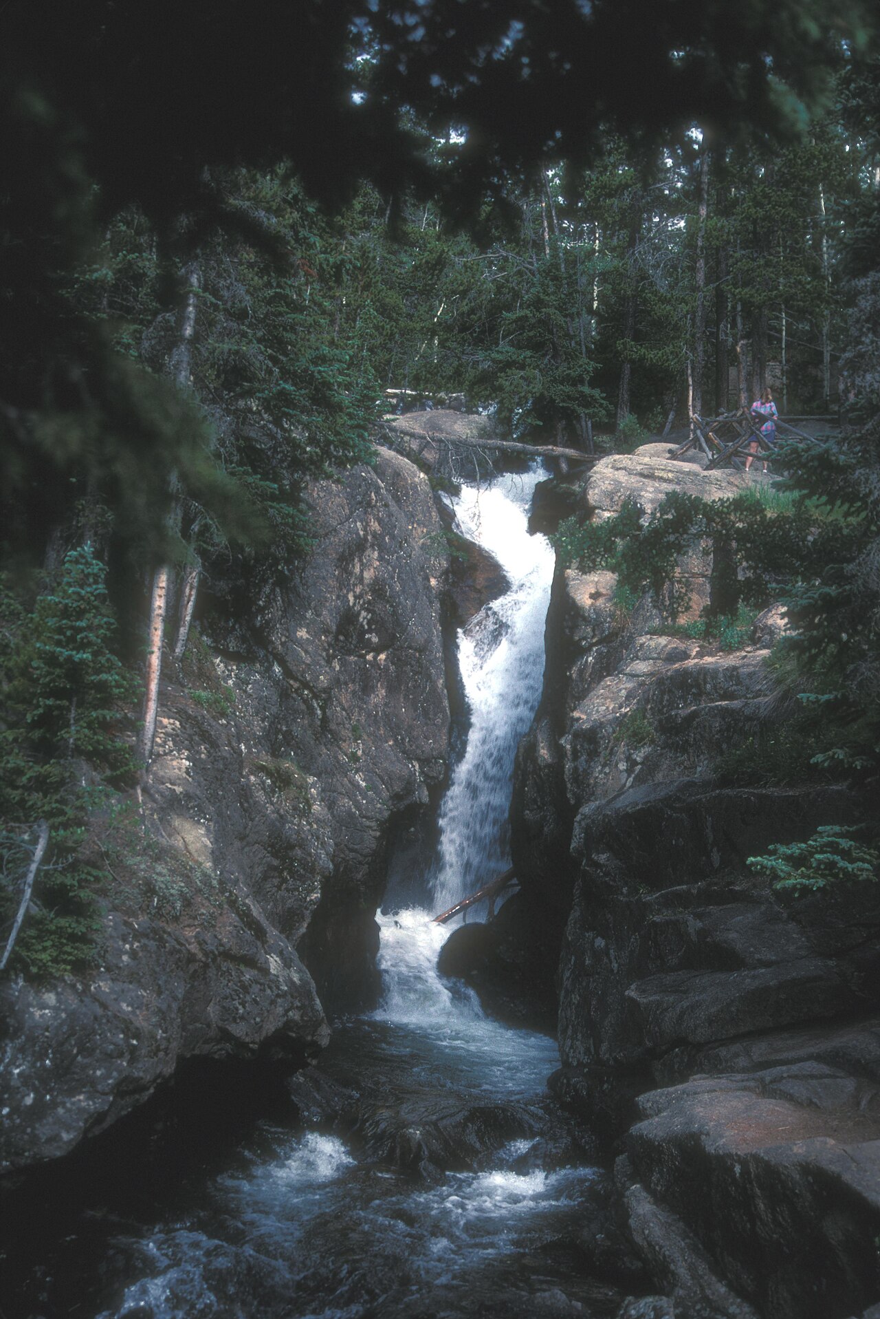 Chasm Falls, a waterfall in Colorado