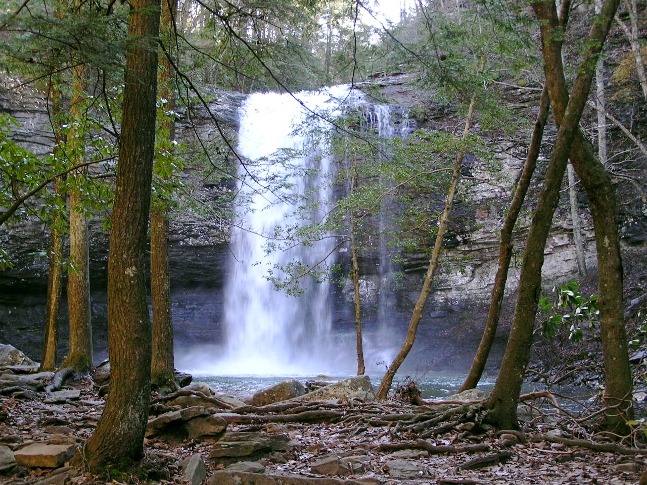 Cloudland Falls, a waterfall in New Hampshire