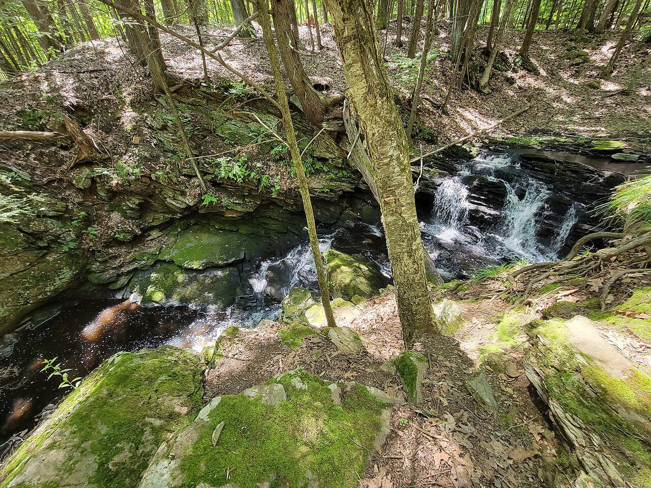 Codfish Falls, a waterfall in California