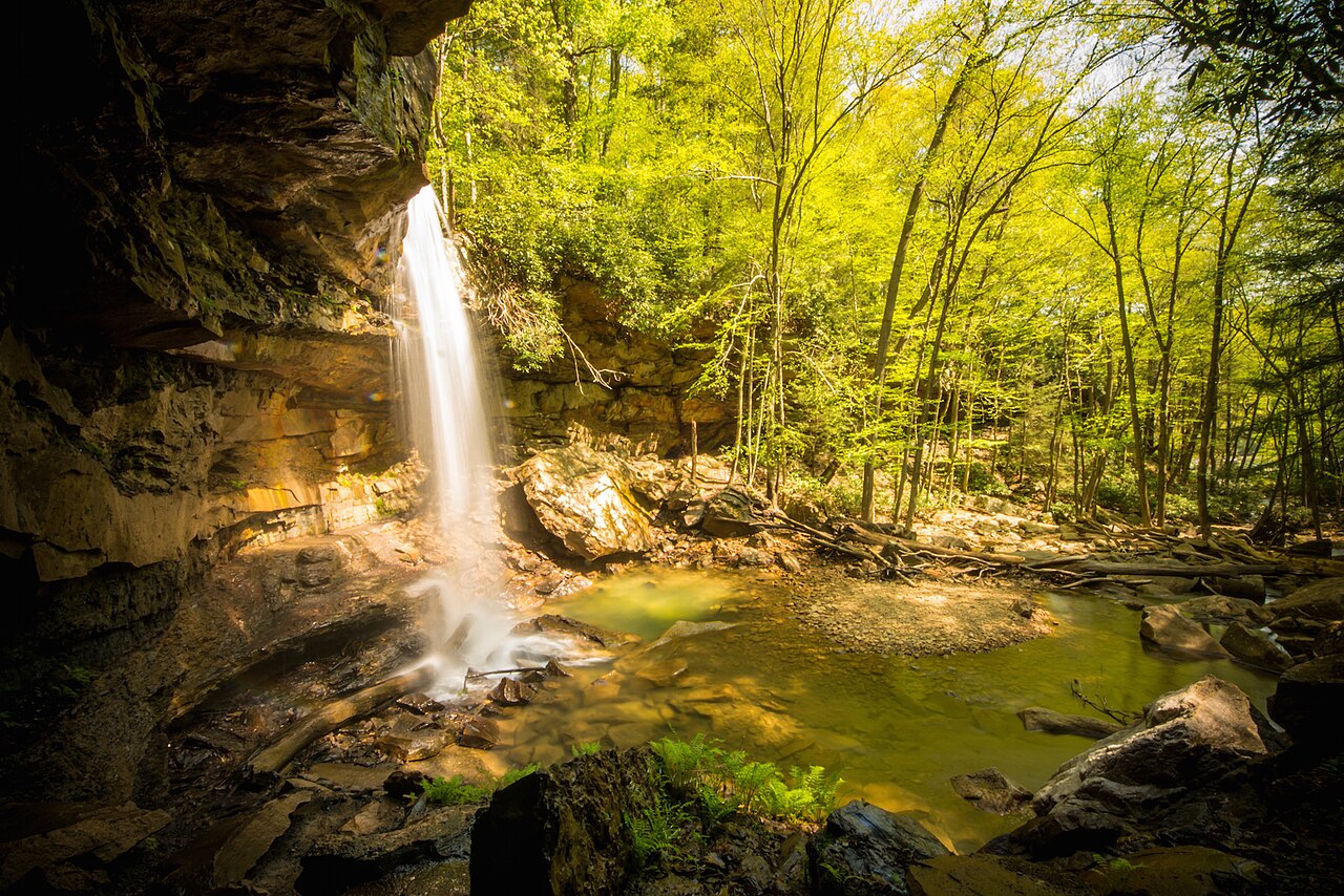 Cucumber Falls, a waterfall in Pennsylvania