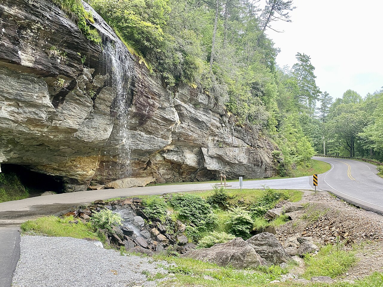 Cullasaja Falls, a waterfall in North Carolina