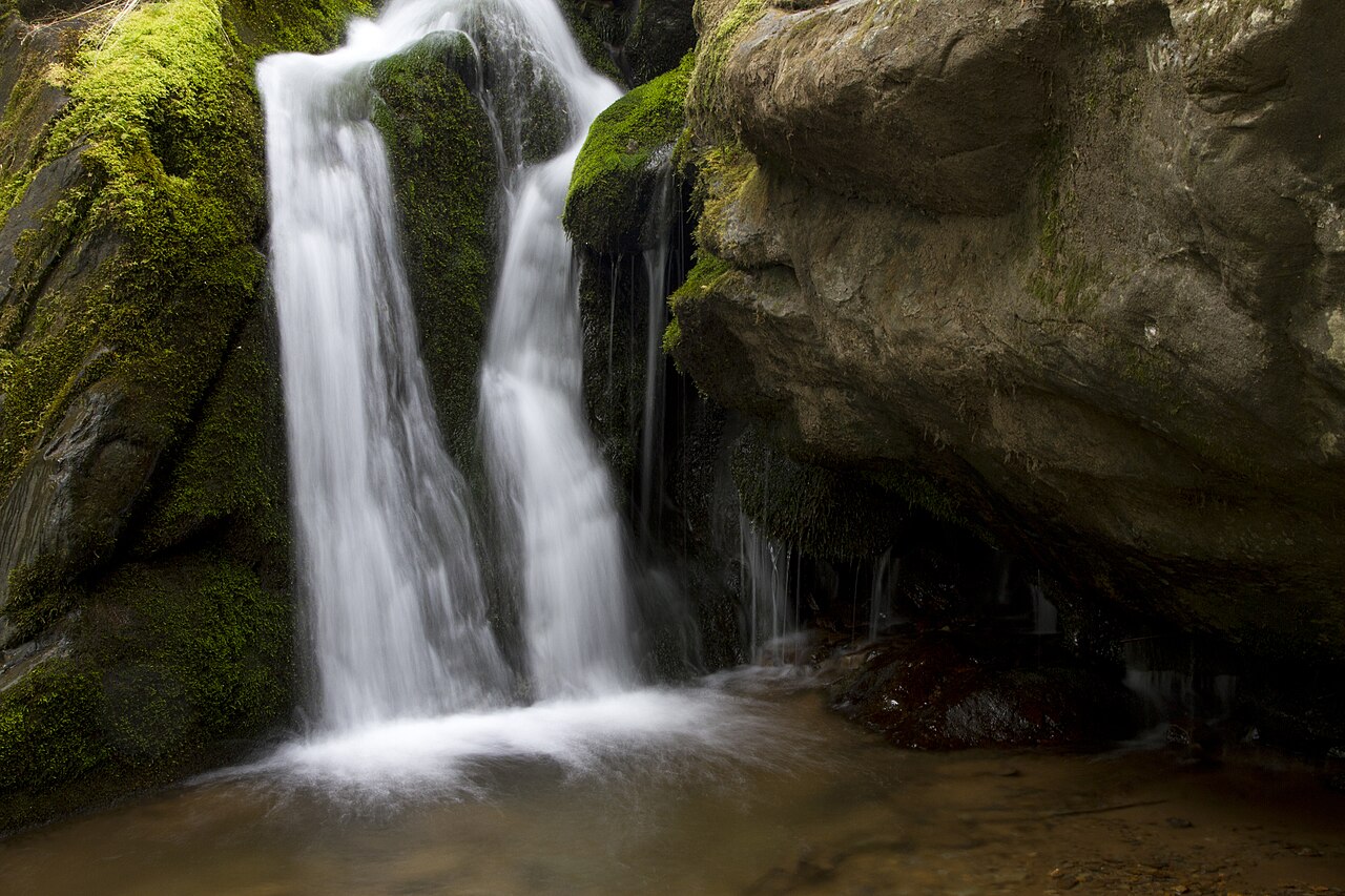 Dark Hollow Falls, a waterfall in Virginia