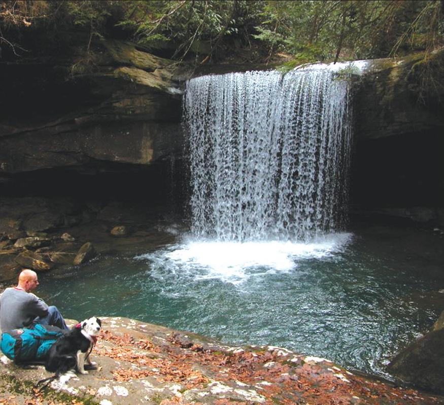 Dog Slaughter Falls, a waterfall in Kentucky
