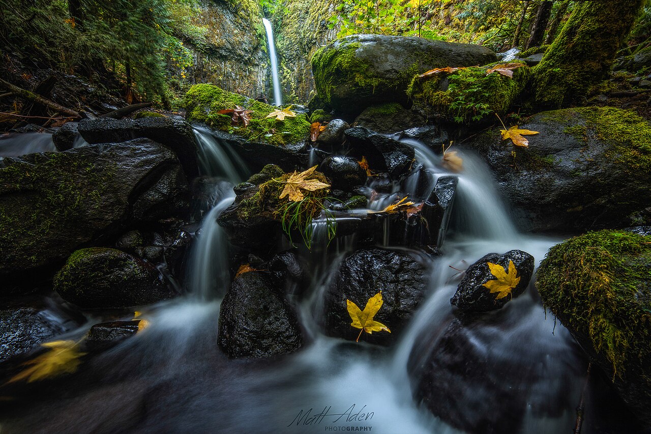 Dry Creek Falls, a waterfall in Oregon