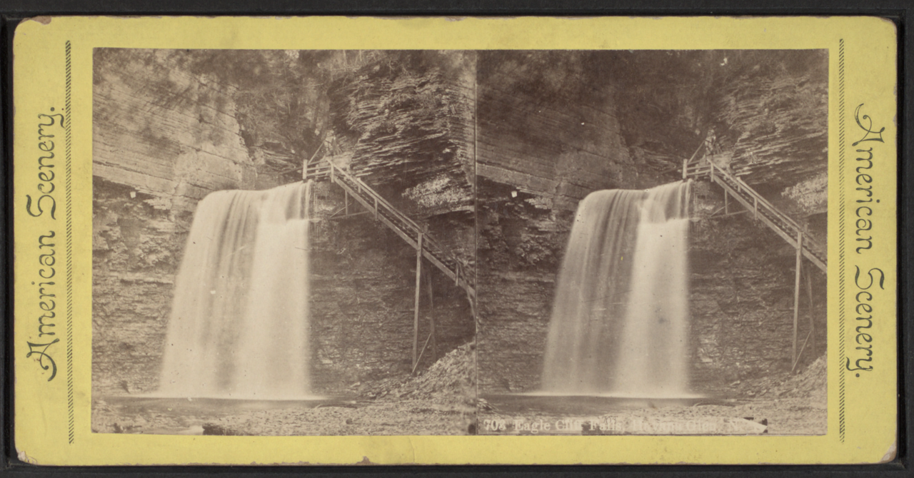 Eagle Cliff Falls, a waterfall in New York