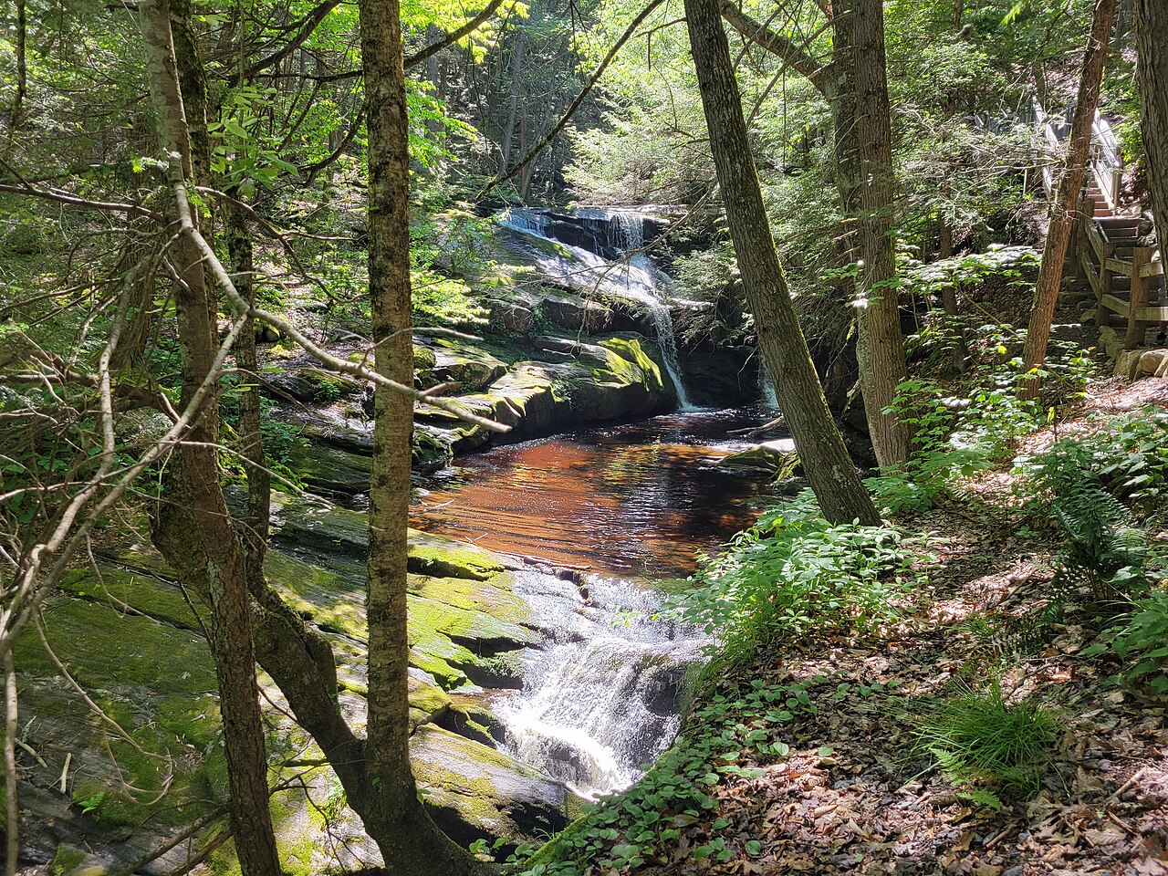 Enders Falls, a waterfall in Connecticut