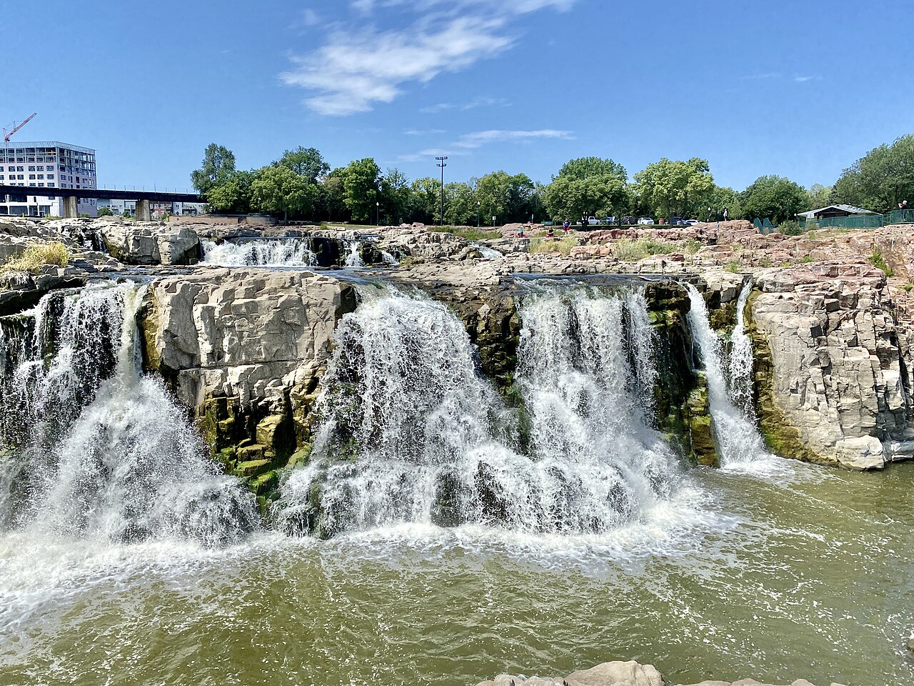 Falls of the Big Sioux River (Falls Park), a waterfall in South Dakota