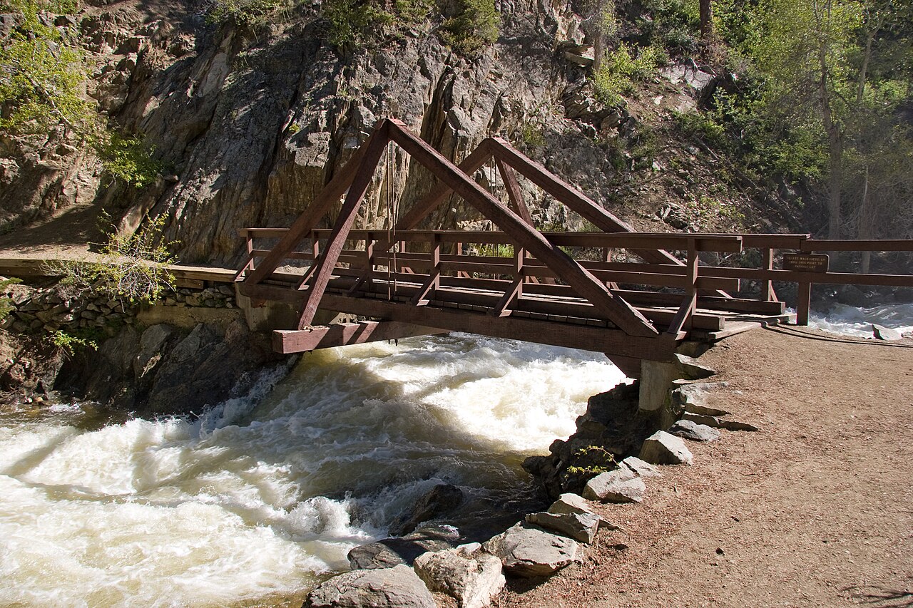 Fish Creek Falls, a waterfall in Colorado