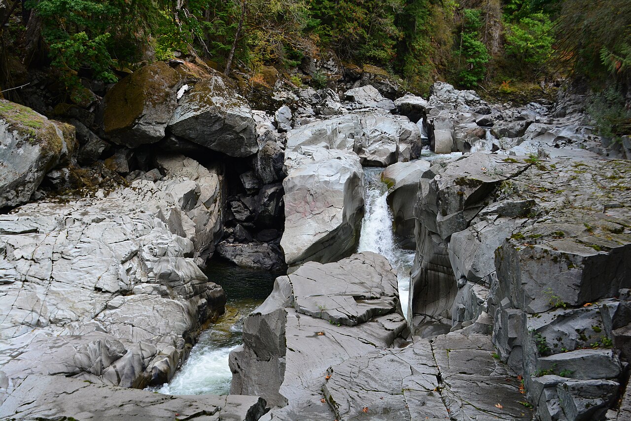Granite Falls, a waterfall in Wyoming