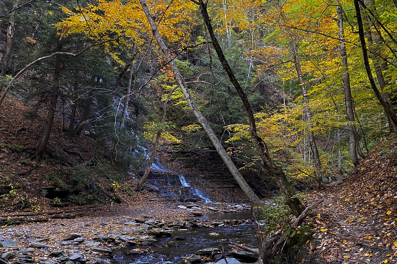 Grimes Glen Falls, a waterfall in New York
