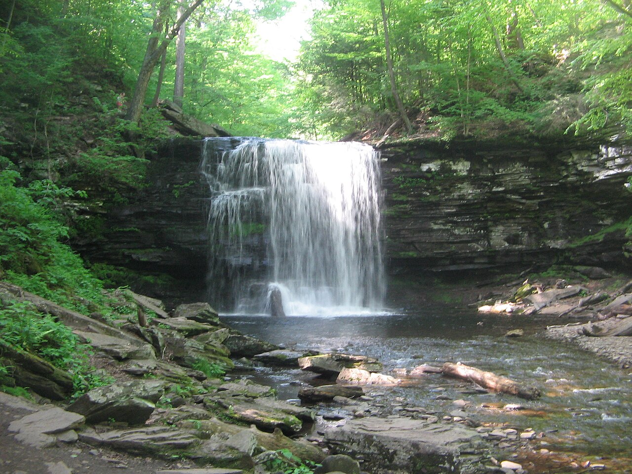 Harrison Wright Falls, a waterfall in Pennsylvania