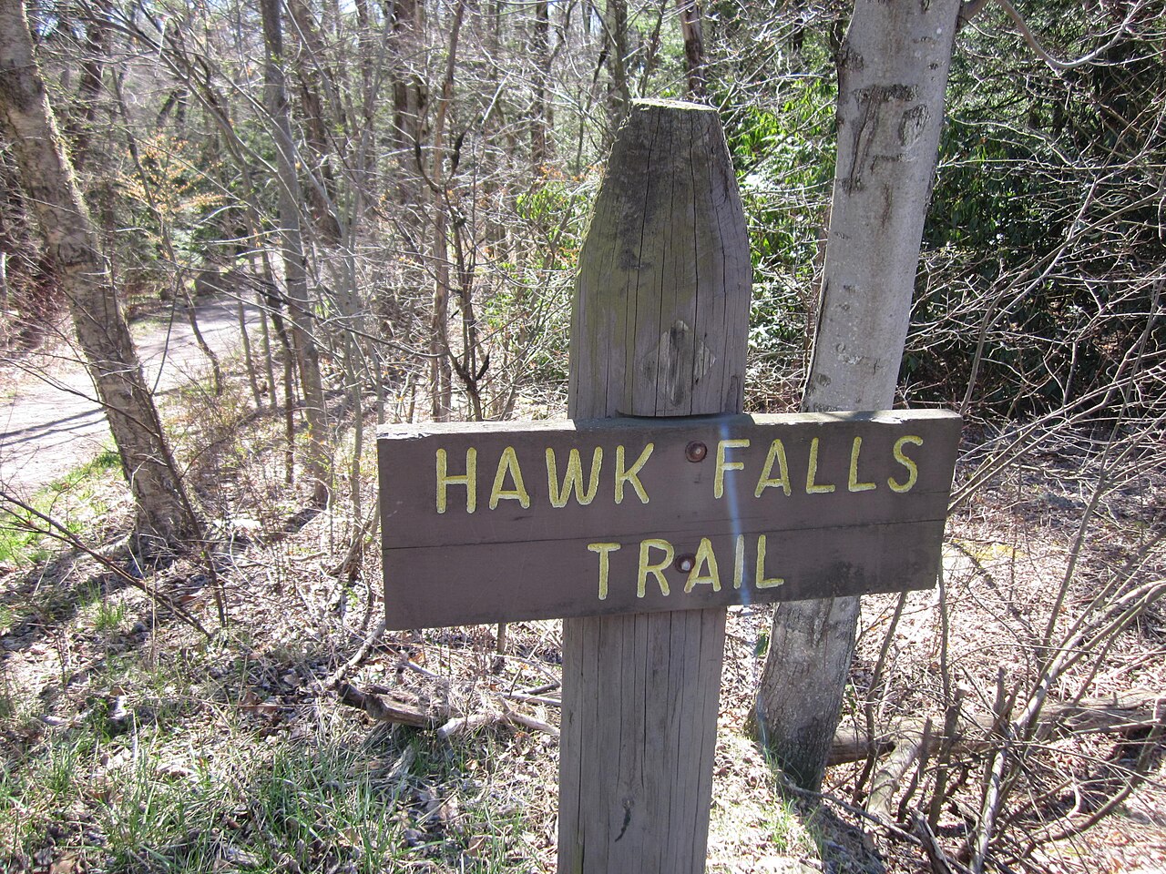 Hawk Falls, a waterfall in Pennsylvania