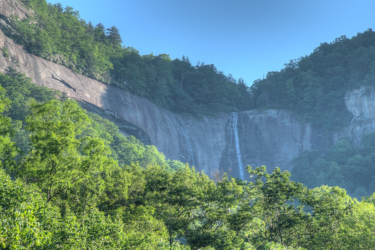 Hickory Nut Falls, a waterfall in North Carolina