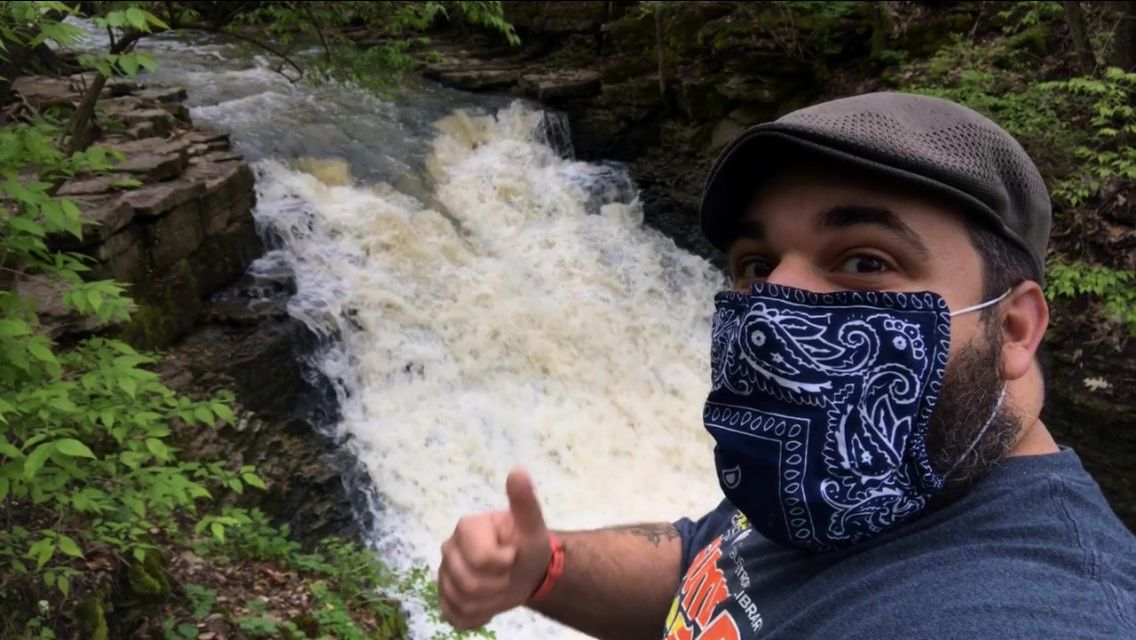 Indian Run Falls, a waterfall in Ohio