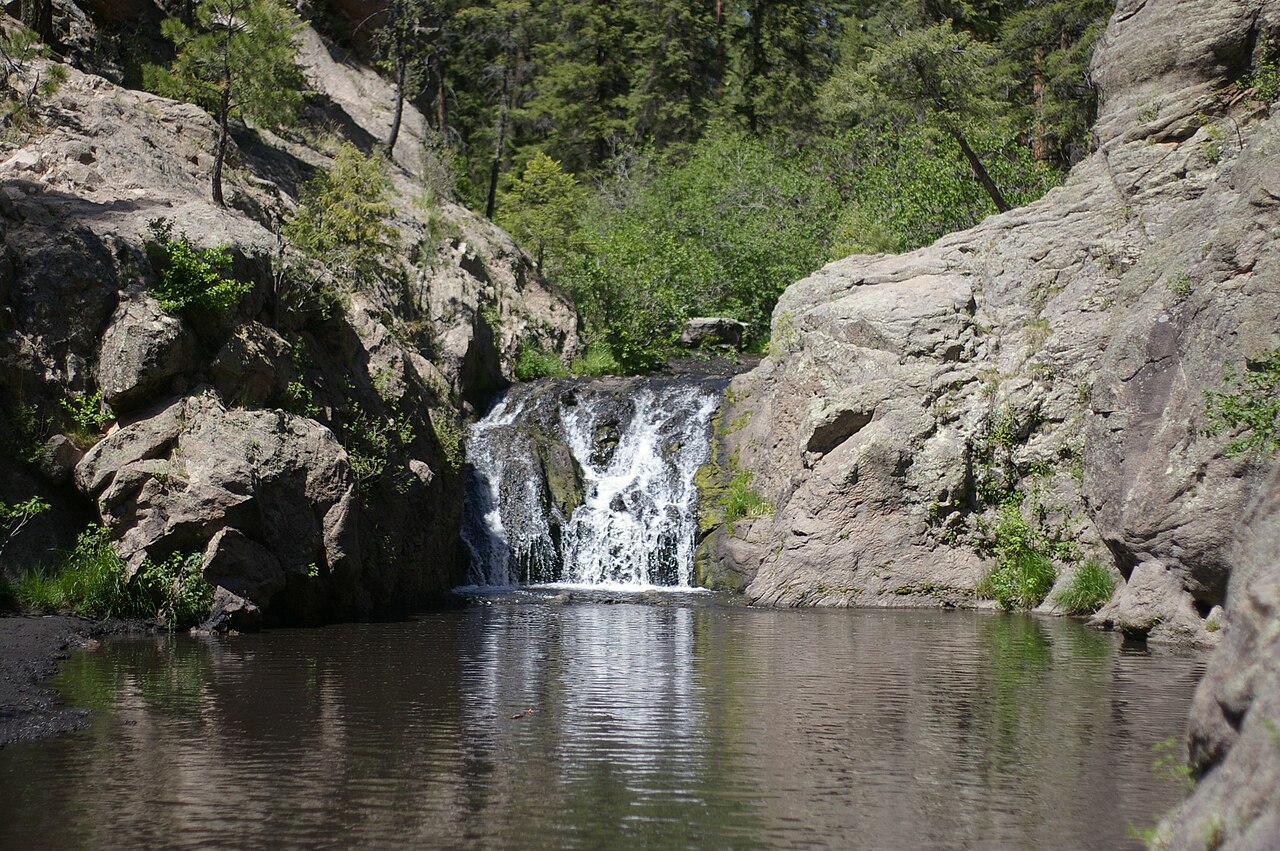 Jemez Falls, a waterfall in New Mexico