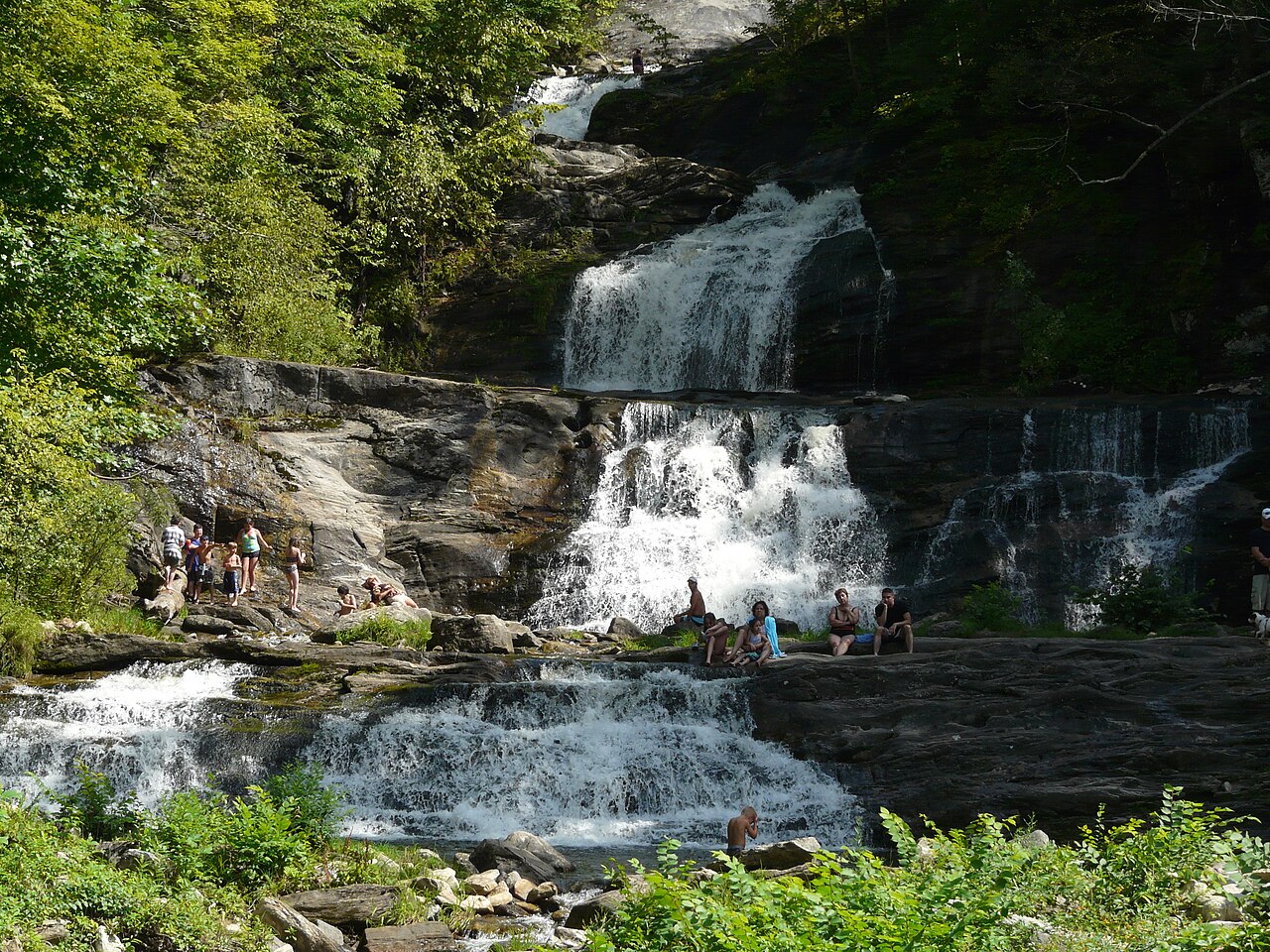 Kent Falls, a waterfall in Connecticut