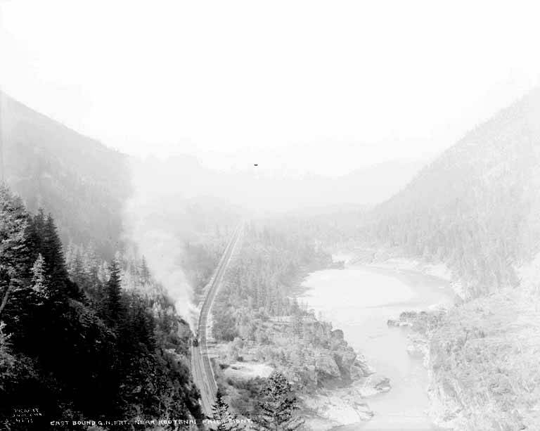 Kootenai Falls, a waterfall in Montana