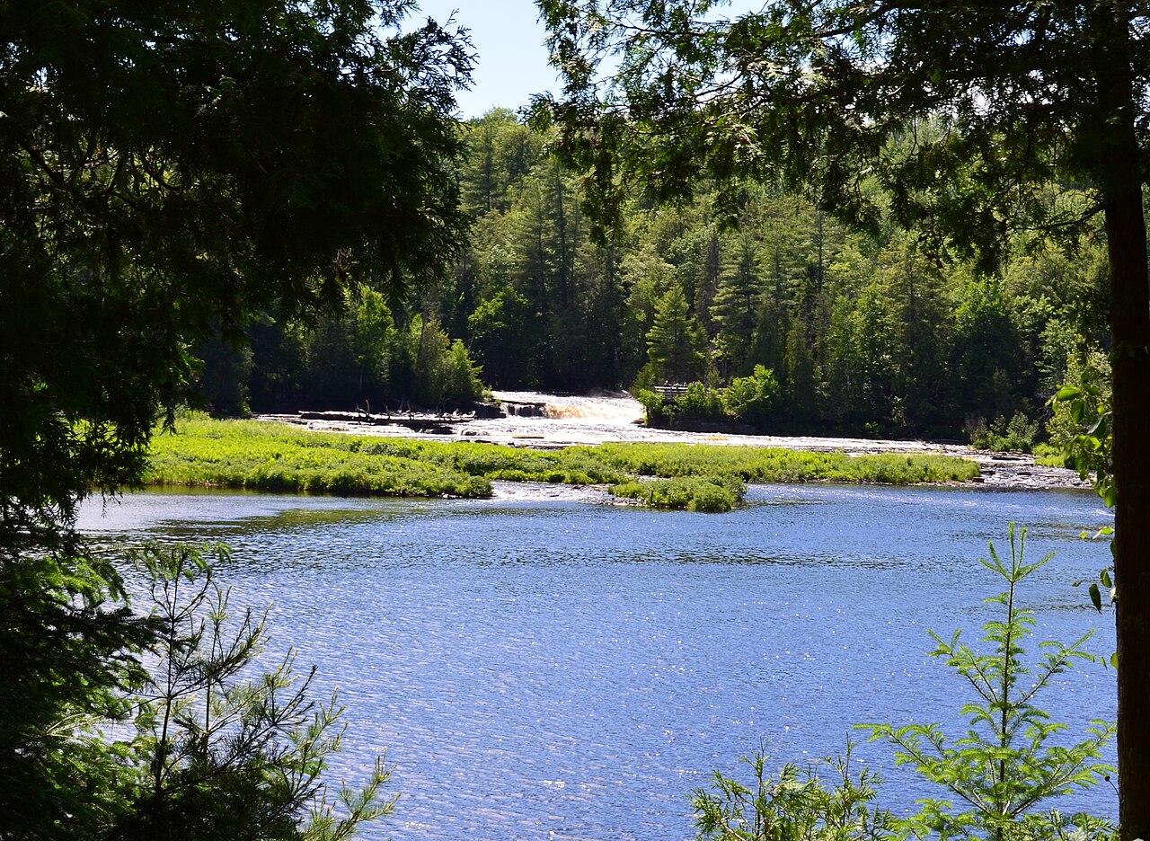 Lower Tahquamenon Falls, a waterfall in Michigan