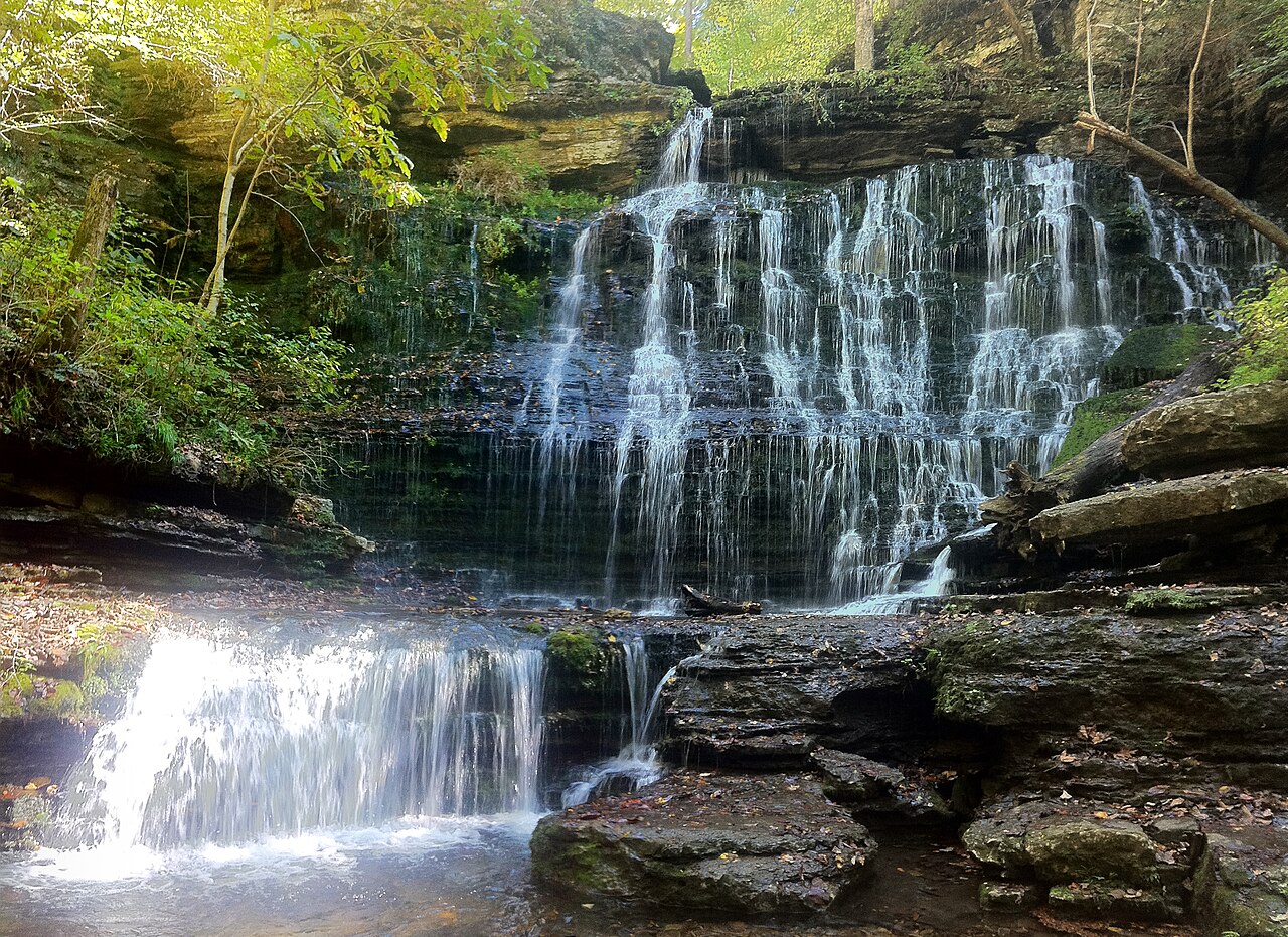 Machine Falls, a waterfall in Tennessee