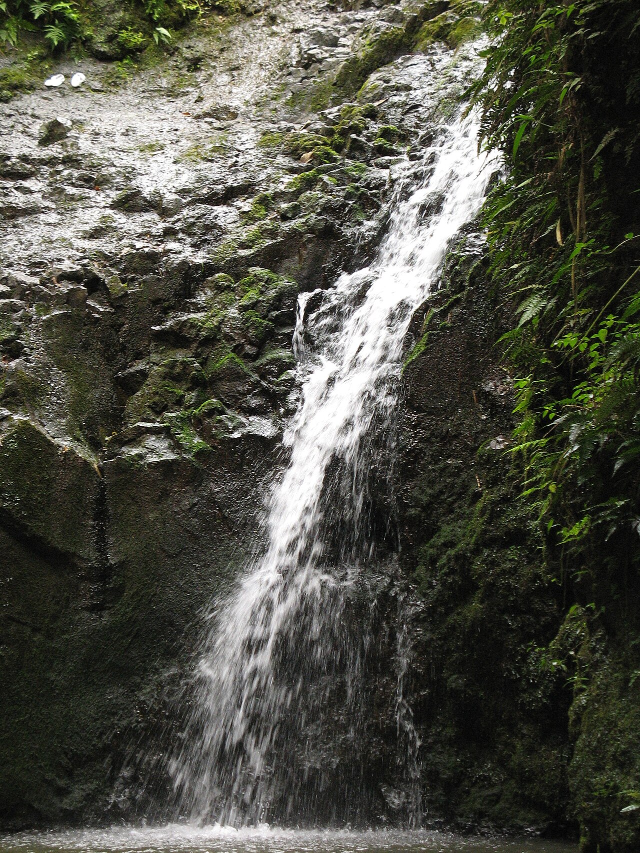 Maunawili Falls, a waterfall in Hawaii