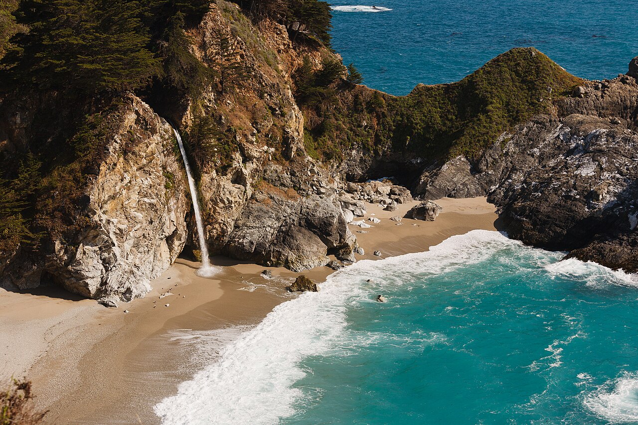 McWay Falls, a waterfall in California