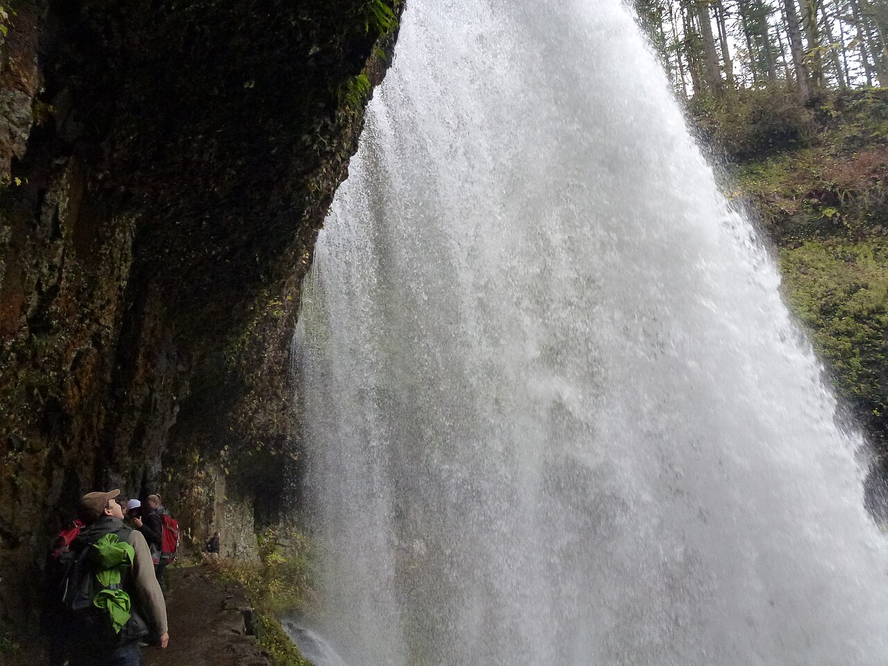 Middle North Falls, a waterfall in Oregon