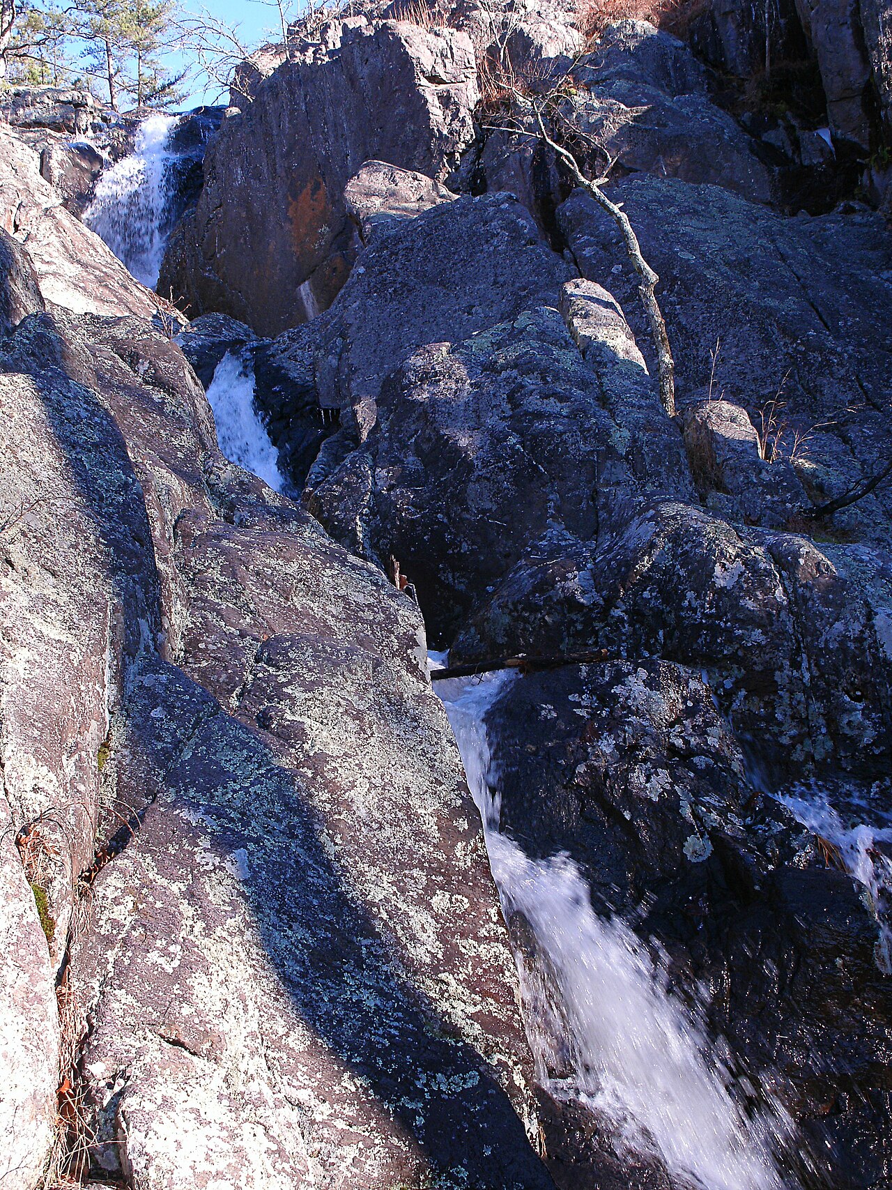 Mina Sauk Falls, a waterfall in Missouri