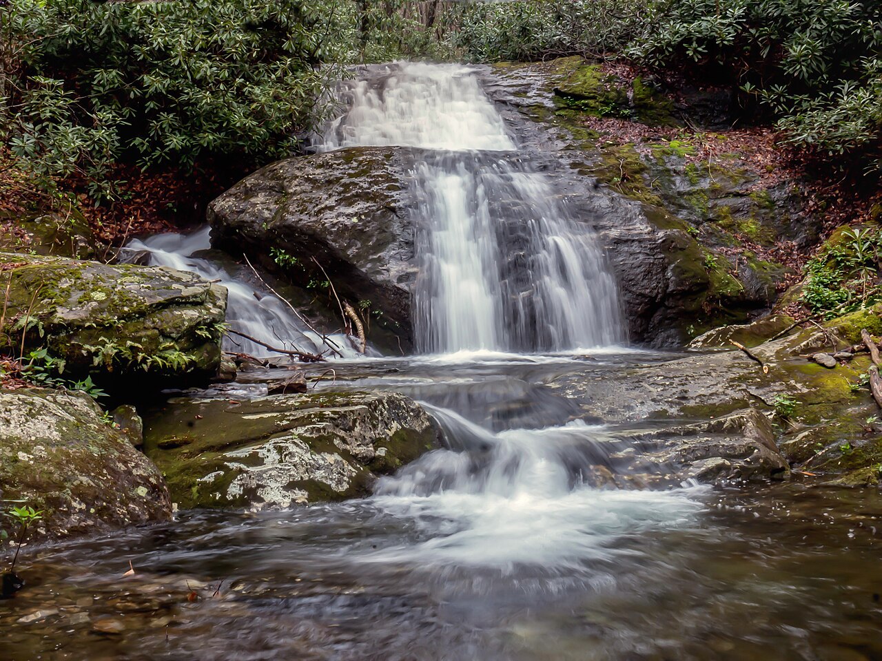Mineral Creek Falls, a waterfall in Washington