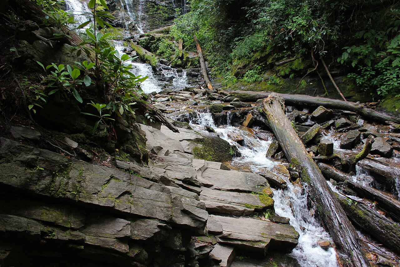 Mingo Falls, a waterfall in North Carolina