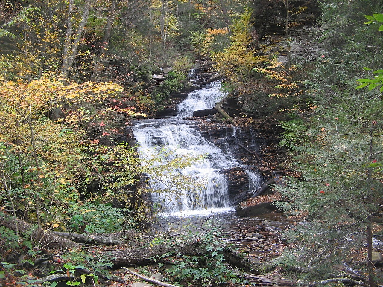 Mohican Falls, a waterfall in Pennsylvania