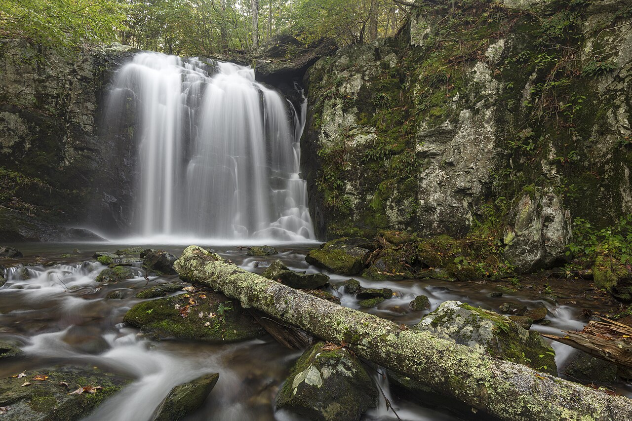Naked Creek Falls, a waterfall in Virginia