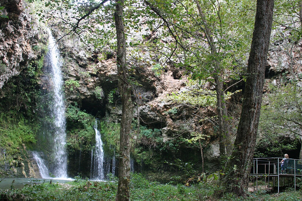 Natural Falls, a waterfall in Oklahoma