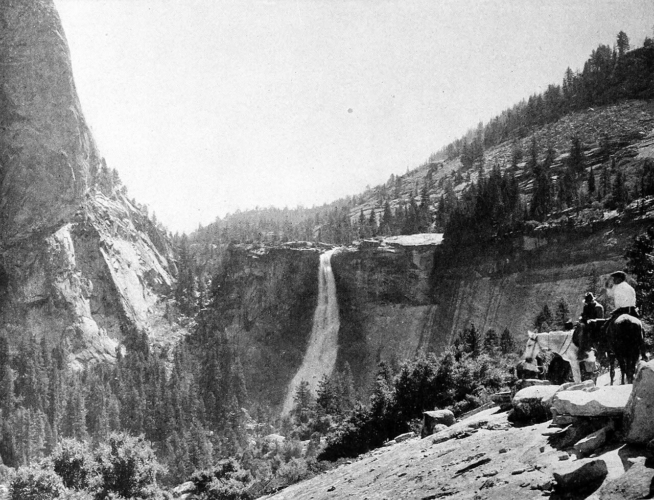 Nevada Fall, a waterfall in California