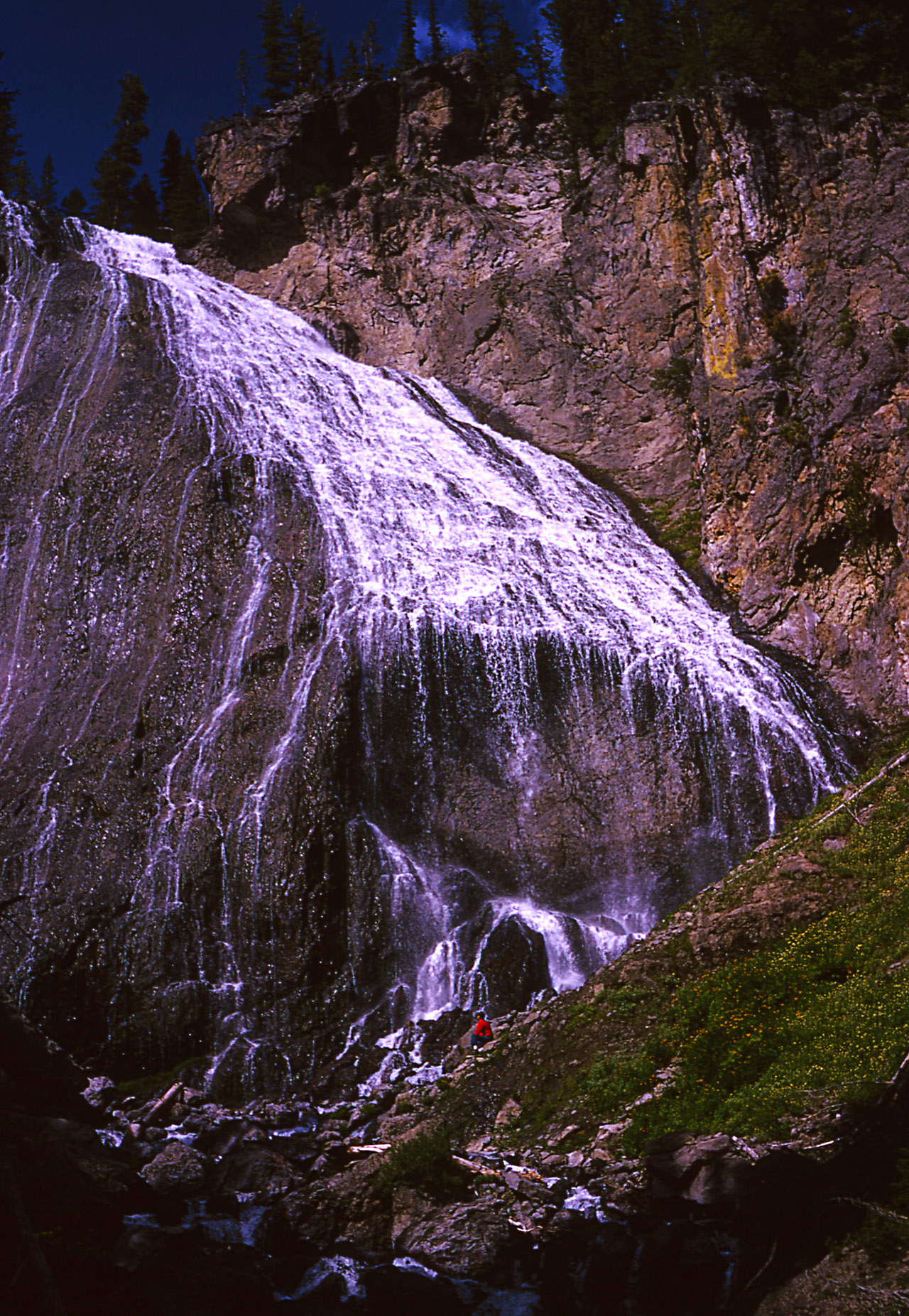 Ouzel Falls, a waterfall in Colorado