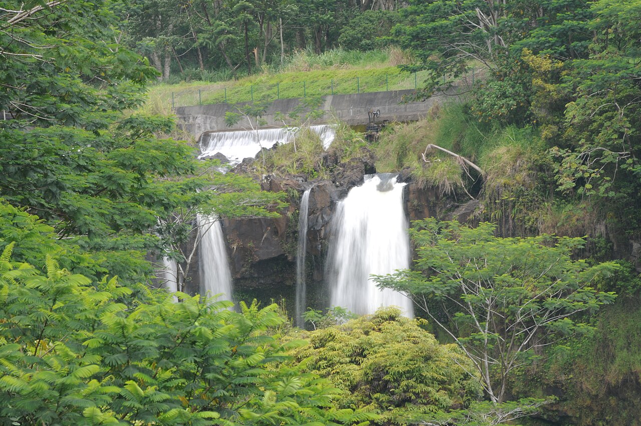 Peʻepeʻe Falls, a waterfall in Hawaii